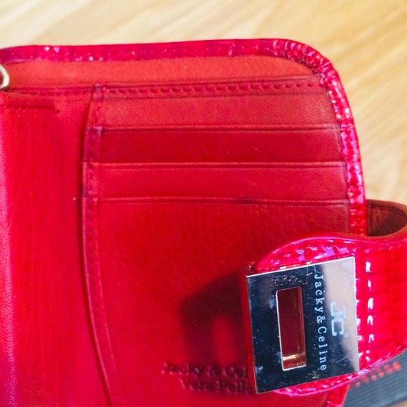 Red Leather Wallet and Coinpurse - Picture 5 of 6